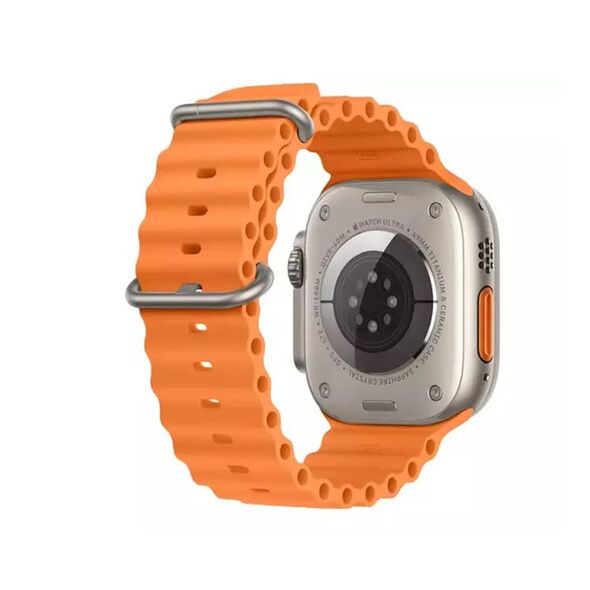 Techsuit Curea pentru Apple Watch 1/2/3/4/5/6/7/8/SE/SE 2/Ultra (42/44/45/49mm) - Techsuit Watchband (W038) - Orange 5949419015333 έως 12 άτοκες Δόσεις