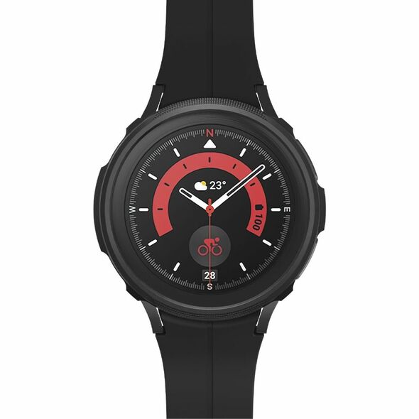 Spigen Husa pentru Samsung Galaxy Watch5 Pro (45mm) - Spigen Liquid Air - Matte Black 8809811867251 έως 12 άτοκες Δόσεις