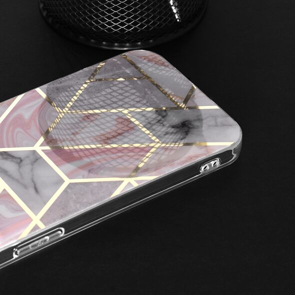 Techsuit Husa pentru iPhone 14 Pro Max - Techsuit Marble Series - Pink Hex 5949419012011 έως 12 άτοκες Δόσεις
