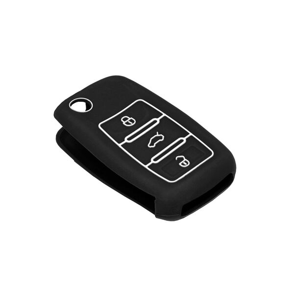 Techsuit Husa pentru cheie VW Passat (B5, B6)/Skoda/Seat - Techsuit Car Key Case (2001.05) - White 5949419010451 έως 12 άτοκες Δόσεις