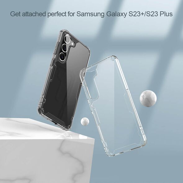 Nillkin Husa pentru Samsung Galaxy S23 Plus - Nillkin Nature TPU Pro Case - Transparent 6902048258334 έως 12 άτοκες Δόσεις