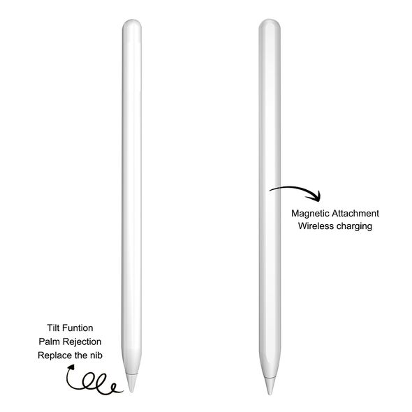 Techsuit Stylus Pen pentru iPad cu Functia Palm Rejection - Techsuit (M2) - White 5949419008908 έως 12 άτοκες Δόσεις