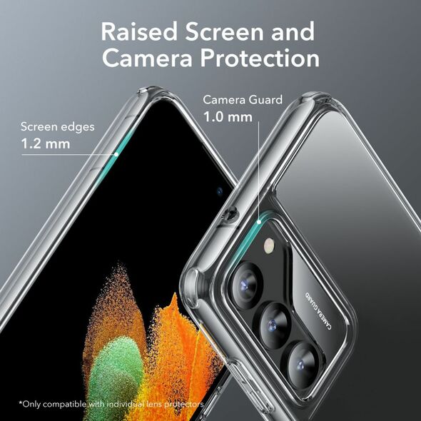 ESR Husa pentru Samsung Galaxy S23 Plus - ESR Air Shield Boost Kickstand - Clear 4894240175859 έως 12 άτοκες Δόσεις