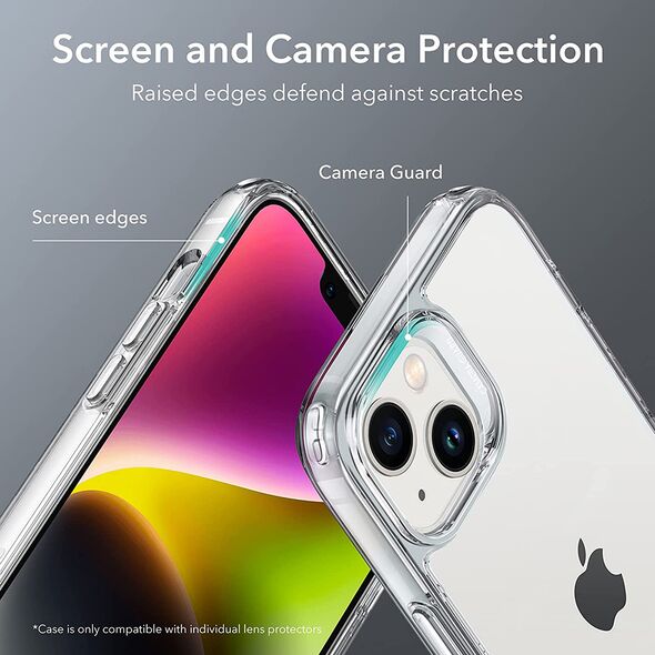 ESR Husa pentru iPhone 14 / iPhone 13 - ESR Air Shield Boost Kickstand - Clear 4894240160923 έως 12 άτοκες Δόσεις