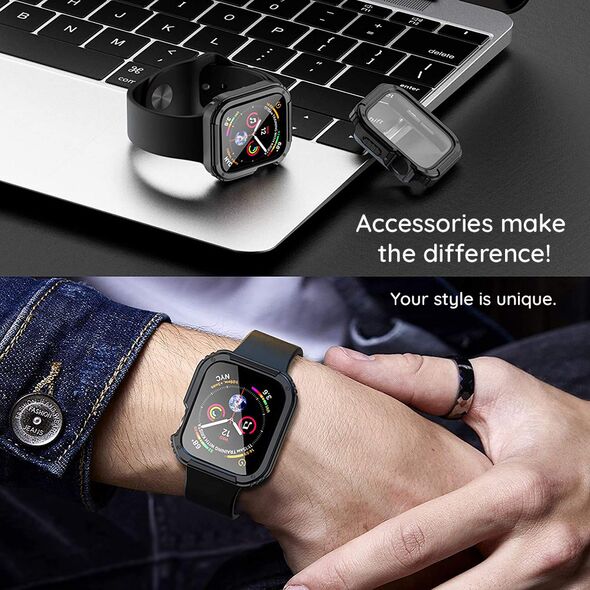 Lito Husa pentru Apple Watch 4 / 5/ 6/ SE / SE 2 (40mm) + Folie - Lito Watch Armor 360 - Blue 5949419007642 έως 12 άτοκες Δόσεις