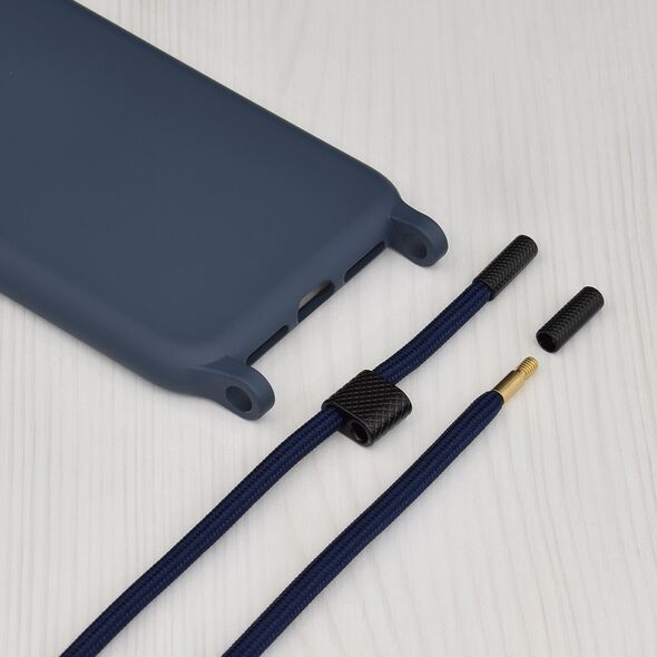 Techsuit Husa pentru  Xiaomi Redmi Note 11 Pro+ 5G - Techsuit Crossbody Lanyard - Blue 5949419004429 έως 12 άτοκες Δόσεις