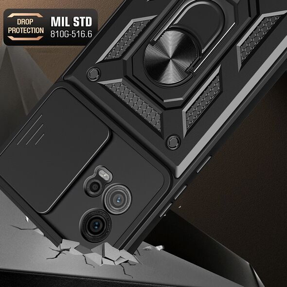 Techsuit Husa pentru Motorola Moto G72 - Techsuit CamShield Series - Black 5949419002630 έως 12 άτοκες Δόσεις