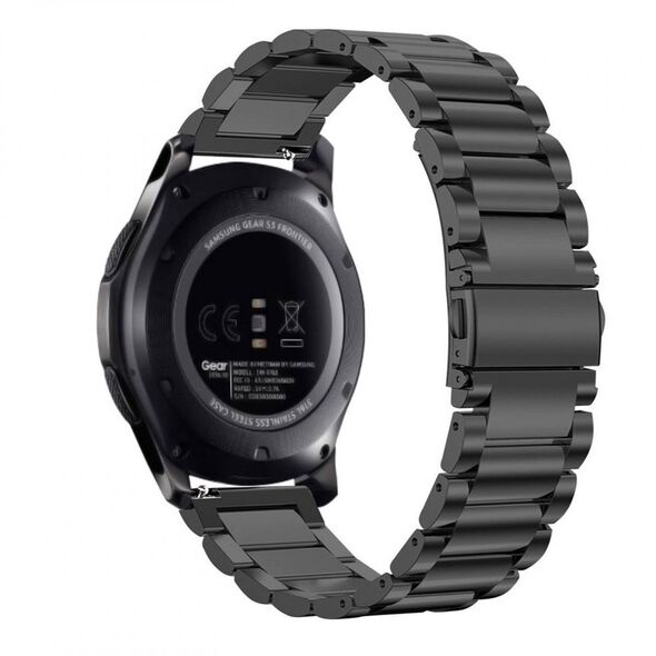 Techsuit Curea pentru Samsung Galaxy Watch (46mm) / Gear S3, Huawei Watch GT / GT 2 / GT 2e / GT 2 Pro / GT 3 (46 mm) - Techsuit Watchband 22mm (W010) - Silver 5949419001602 έως 12 άτοκες Δόσεις