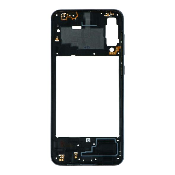SAMSUNG A507F Galaxy A50s - Middle cover Frame Black Original SP67026-5-BK 29227 έως 12 άτοκες Δόσεις