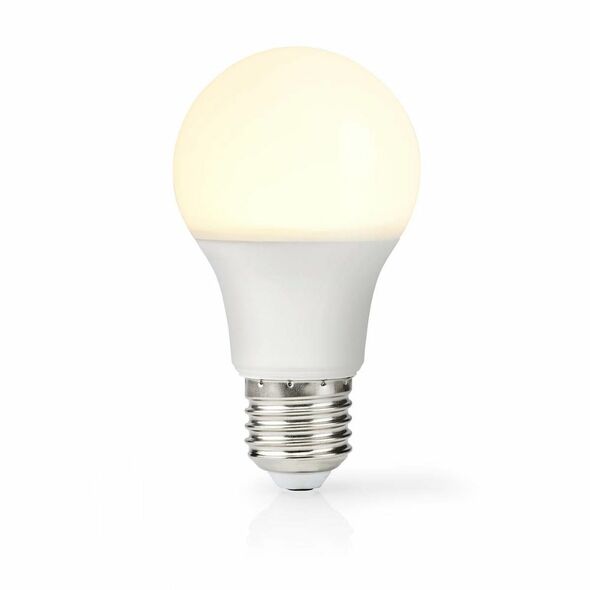 Nedis Λάμπα LED για Ντουί E27 και Σχήμα A60 Θερμό Λευκό 470lm (LBE27A601) (NEDLBE27A601) έως 12 άτοκες Δόσεις