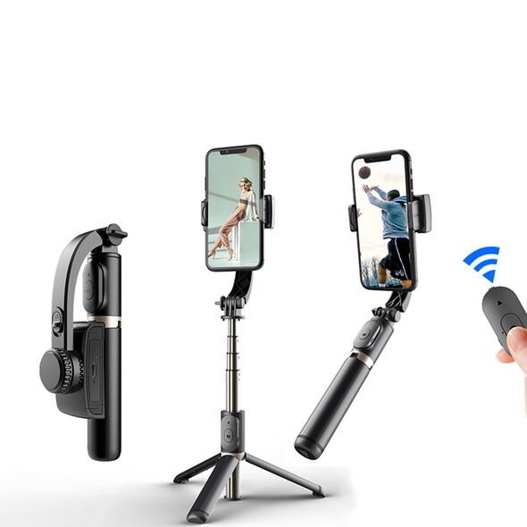 Techsuit Selfie Stick cu telecomanda - Techsuit (Q08) - Black 5949419000179 έως 12 άτοκες Δόσεις