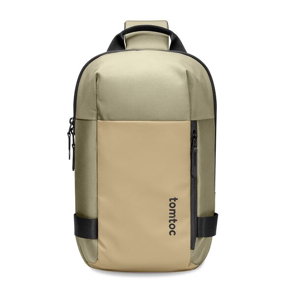 Tomtoc Tomtoc - Sling Bag (T24S1K1) - with Multiple Pockets, 7l, 11 inch - Khaki 6971937065407 έως 12 άτοκες Δόσεις