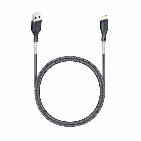 FORCELL Carbon cable USB to Lightning 2,4A CB-01A black 1m FOCB-152320 56200 έως 12 άτοκες Δόσεις