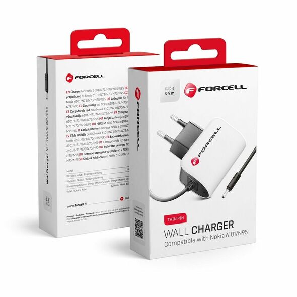 FORCELL TRAVEL CHARGER NOKIA ΚΑΡΦΙ ΛΕΠΤΟ FOCH-416810 56883 έως 12 άτοκες Δόσεις