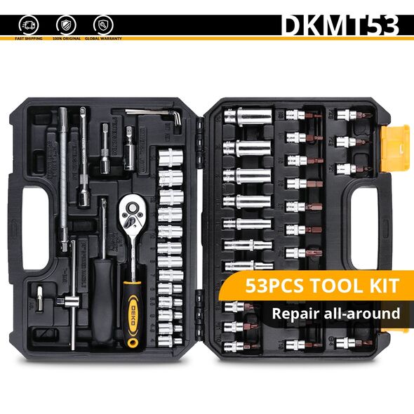 Σετ 53 Εργαλεία Χειρός DEKO DKMT53 Σετ 53 Εργαλεία Χειρός DEKO DKMT53 έως 12 άτοκες Δόσεις