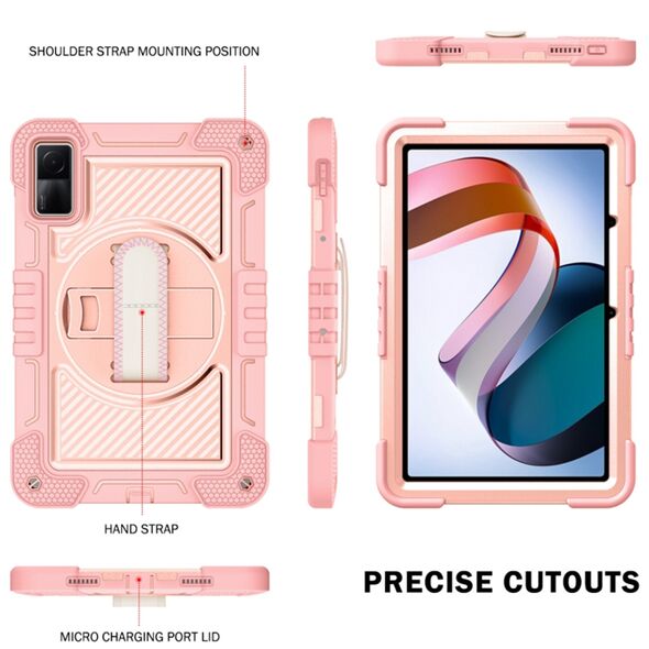 Techsuit Husa pentru Xiaomi Redmi Pad - Techsuit StripeShell 360 - Pink 5949419064256 έως 12 άτοκες Δόσεις