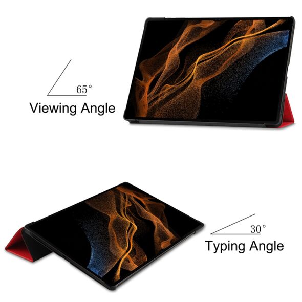 Techsuit Husa pentru Samsung Galaxy Tab S9 Ultra - Techsuit FoldPro - Red 5949419064058 έως 12 άτοκες Δόσεις