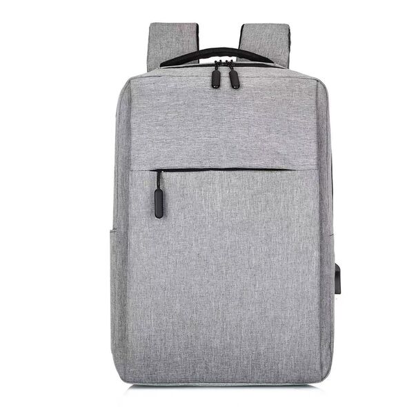 Laptop backpack No brand BP-02, 15.6", Γκρί - 45286 έως 12 άτοκες Δόσεις