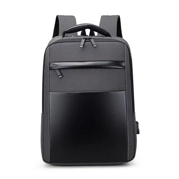Laptop backpack No brand BP-12, 15.6", Γκρί - 45302 έως 12 άτοκες Δόσεις