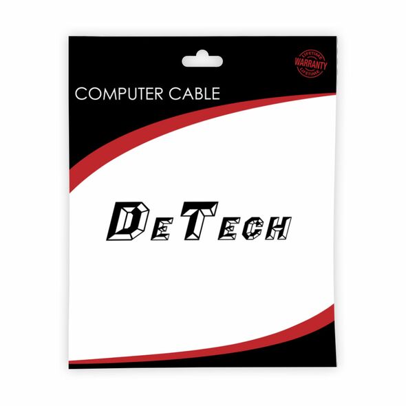 Καλώδιο HDMI Μ/Μ DeTech, 15m, Πλεξούδα και Φερριτή - 18310