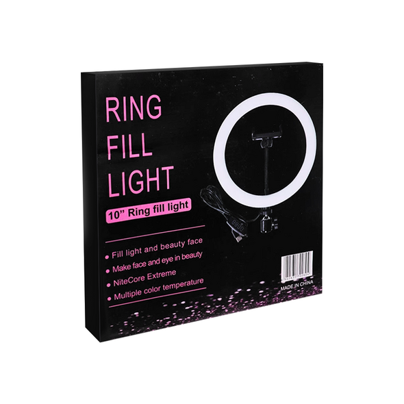 LED Ring light No brand M26, 26cm, 20W, Black - 40127