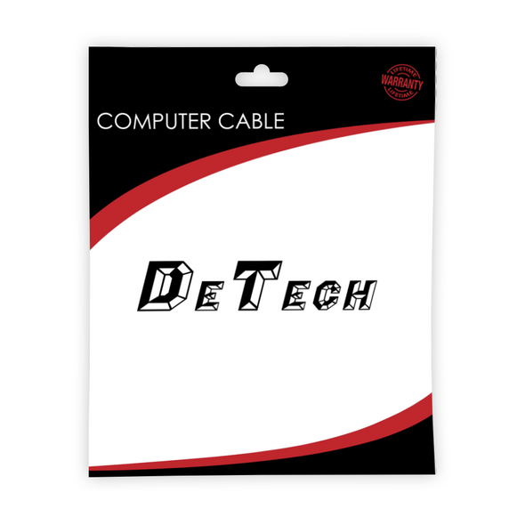 Fiber patch cable DeTech, LC-LC, UPC, Singlemode, Duplex, 5.0m, Yellow - 18331