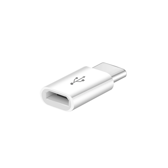 Προσαρμογέας No brand, Micro USB σε τύπο C, λευκό - 14977