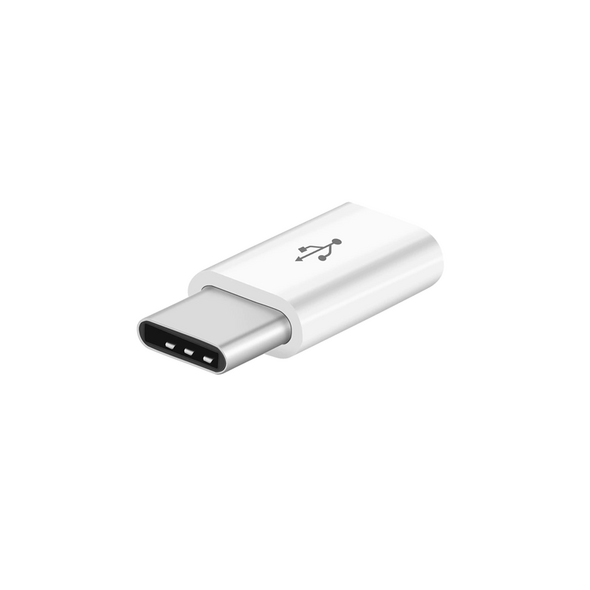 Προσαρμογέας No brand, Micro USB σε τύπο C, λευκό - 14977