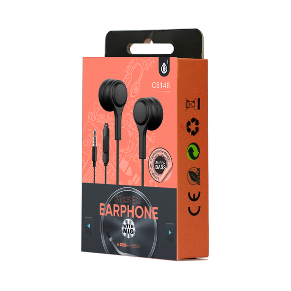Κινητά ακουστικά με μικρόφωνο One Plus C5146, Διαφορετικά χρώματα - 20437