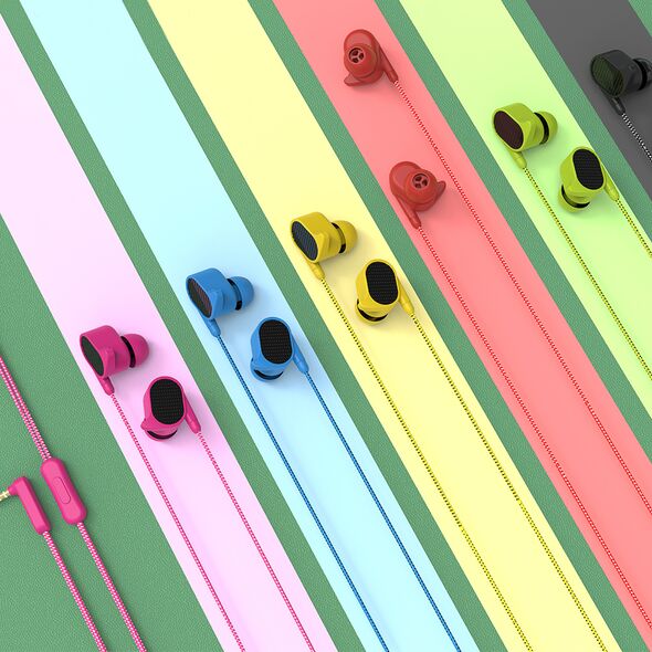 Κινητά ακουστικά με μικρόφωνο Music Taxi X599, Διαφορετικα χρωματα - 20697