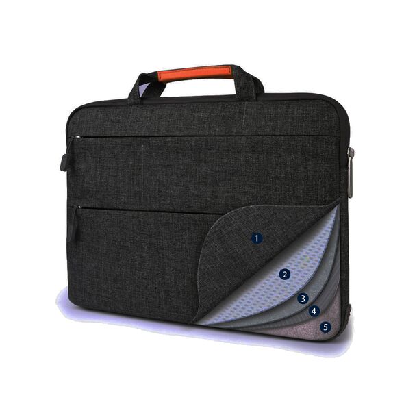 Laptop Bag WiWu, 15.4", Μαύρο - 45338