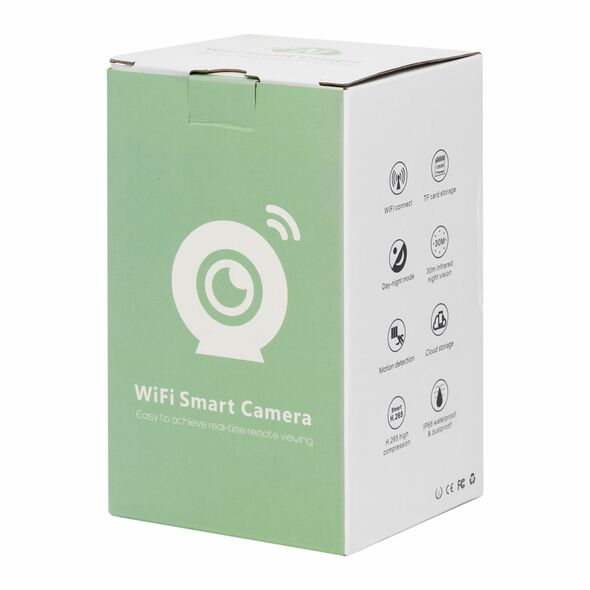 Smart security camera No brand PST-C10A-1MP, 1.0Mp, Indoor, Wi-Fi, Tuya Smart, White - 91025