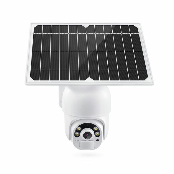 Smart security camera No brand PST-S20-4GT 2.0Mp, PTZ, 4G, Solar panel, Outdoor, Tuya Smart, White - 91034