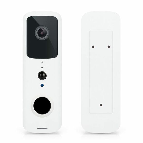 Smart video door bell No brand PST-T30, 2.0Mp, Wi-Fi, Tuya Smart, White - 91039