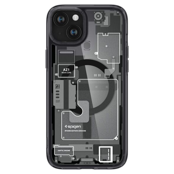Spigen Husa pentru iPhone 15 - Spigen Ultra Hybrid MagSafe Zero One - Black 8809896751278 έως 12 άτοκες Δόσεις