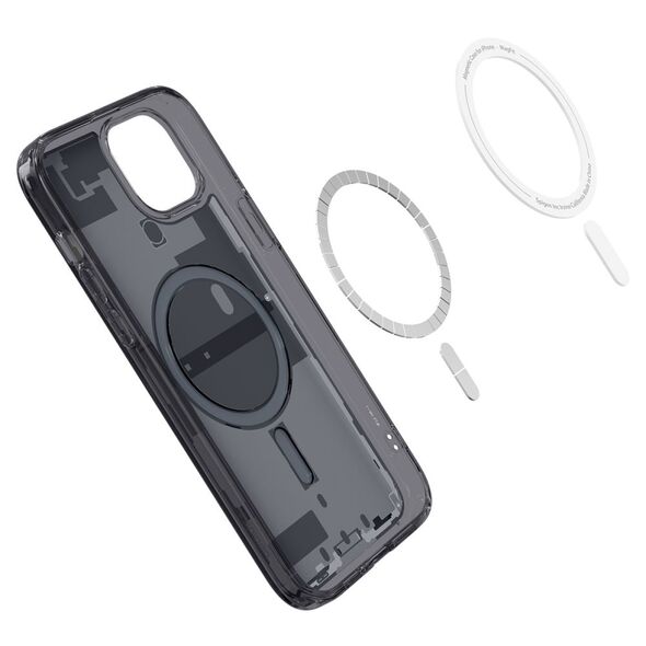 Spigen Husa pentru iPhone 15 - Spigen Ultra Hybrid MagSafe Zero One - Black 8809896751278 έως 12 άτοκες Δόσεις