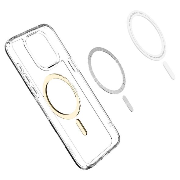 Spigen Husa pentru iPhone 15 Pro Max - Spigen Ultra Hybrid MagSafe - Gold 8809896749282 έως 12 άτοκες Δόσεις