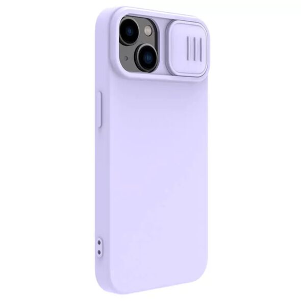 Nillkin Husa pentru iPhone 15 Plus - Nillkin CamShield Silky MagSafe Silicone - Misty Purple 6902048269675 έως 12 άτοκες Δόσεις