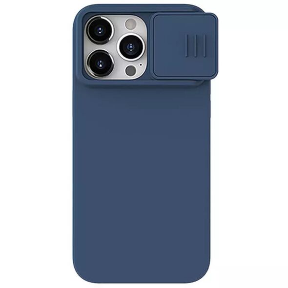 Nillkin Husa pentru iPhone 15 Pro - Nillkin CamShield Silky MagSafe Silicone - Midnight Blue 6902048269576 έως 12 άτοκες Δόσεις