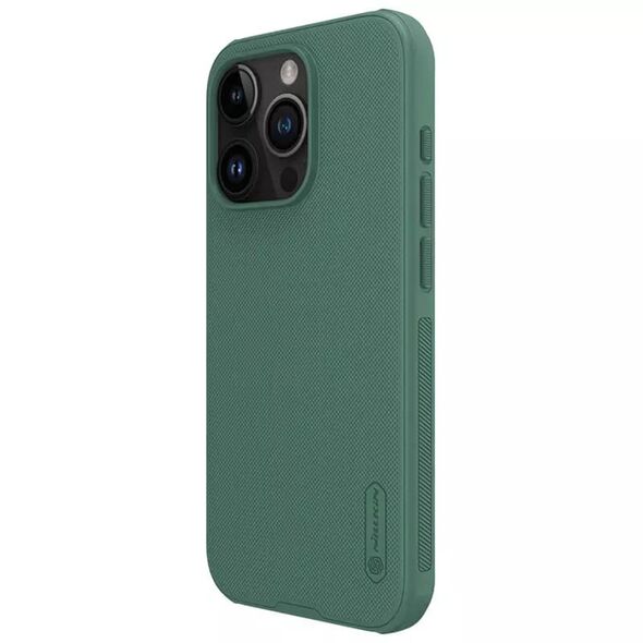 Nillkin Husa pentru iPhone 15 Pro - Nillkin Super Frosted Shield Pro - Deep Green 6902048265608 έως 12 άτοκες Δόσεις