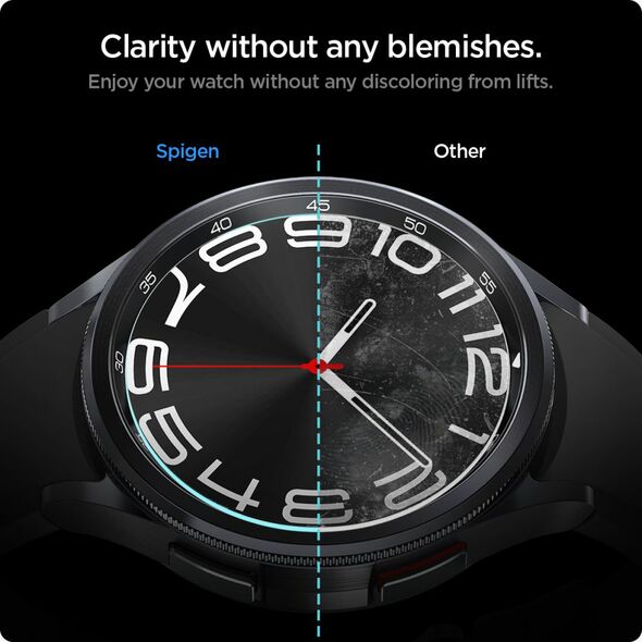 Spigen Folie pentru Samsung Galaxy Watch6 Classic 43mm (set 2) - Spigen Glas.TR EZ FIT - Clear 8809896753821 έως 12 άτοκες Δόσεις