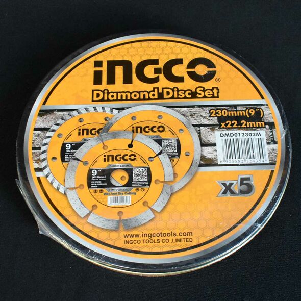 Ingco Διαμαντόδισκος Ξηράς Κοπής Γενικής Χρήσης Dmd012302m έως 12 Άτοκες Δόσεις