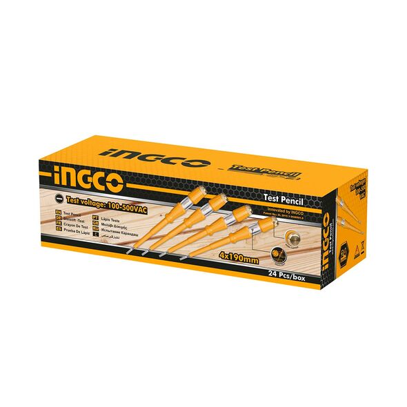 Ingco Δοκιμαστικό Κατσαβίδι 4x190mm Hsdt1908 έως 12 Άτοκες Δόσεις