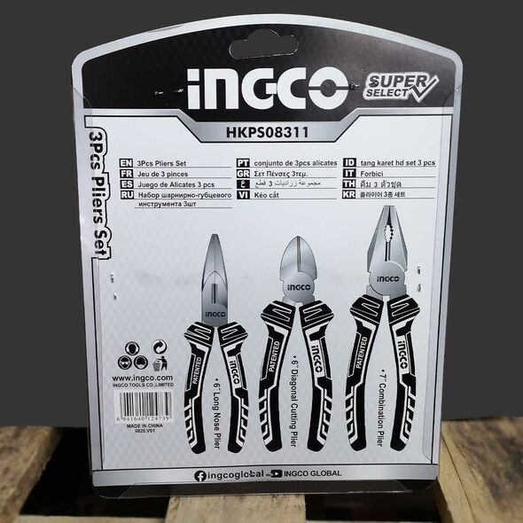 Ingco σετ 3 Τεμ. Εργαλεία Χειρός Hkps08311 έως 12 Άτοκες Δόσεις