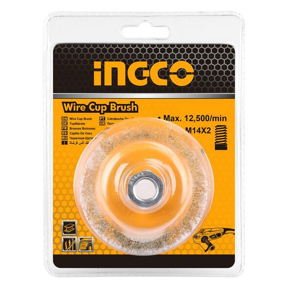 Ingco Συρματόβουρτσα Γωνιακού Tροχού Wb11001 έως 12 Άτοκες Δόσεις