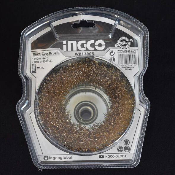Ingco Συρματόβουρτσα Γωνιακού Tροχού Σκληρής Χρήσης Wb11005 έως 12 Άτοκες Δόσεις
