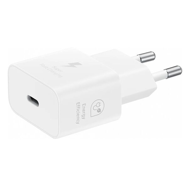 Samsung Samsung - Original Wall Charger T2510 (EP-T2510XWEGEU) - Type-C 25W, Quick Charger with Cable USB-C - White (Blister Packing) 8806094911985 έως 12 άτοκες Δόσεις