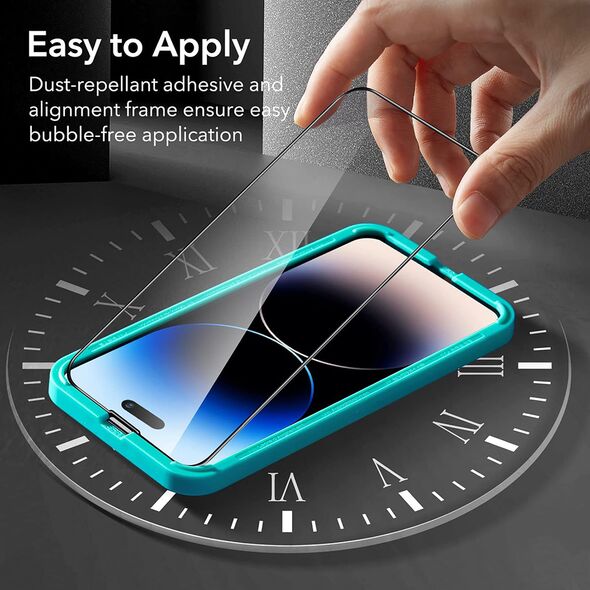 ESR Folie pentru iPhone 14 Pro Max (set 2) - ESR Armorite Screen Protector - Black 4894240161760 έως 12 άτοκες Δόσεις