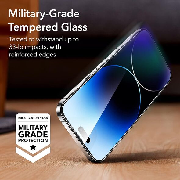 ESR Folie pentru iPhone 14 Pro (set 3) - ESR Tempered Glass - Clear 4894240161739 έως 12 άτοκες Δόσεις