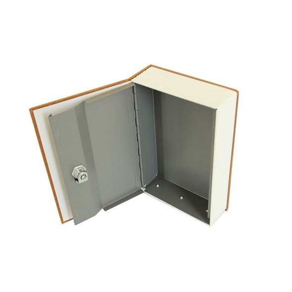 Βιβλίο Χρηματοκιβώτιο Ασφαλείας με Κλειδί Χρώμα Ανοιχτό Καφέ  - 240 x 155 x 55mm